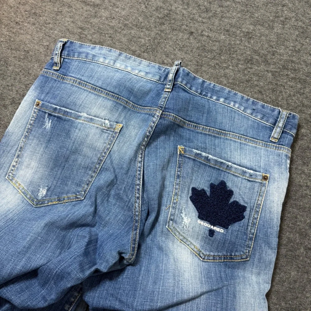 Dsquared2 Cool Guy Distressed Blue Jeans S74LB0615 Mens Size 54 IT (36x34)